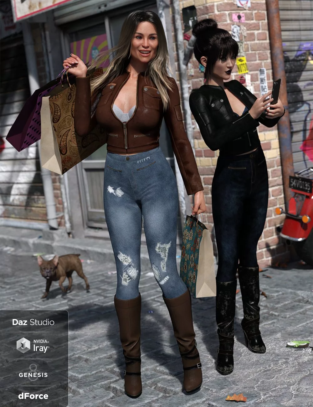 Moto Vixen Outfit Textures