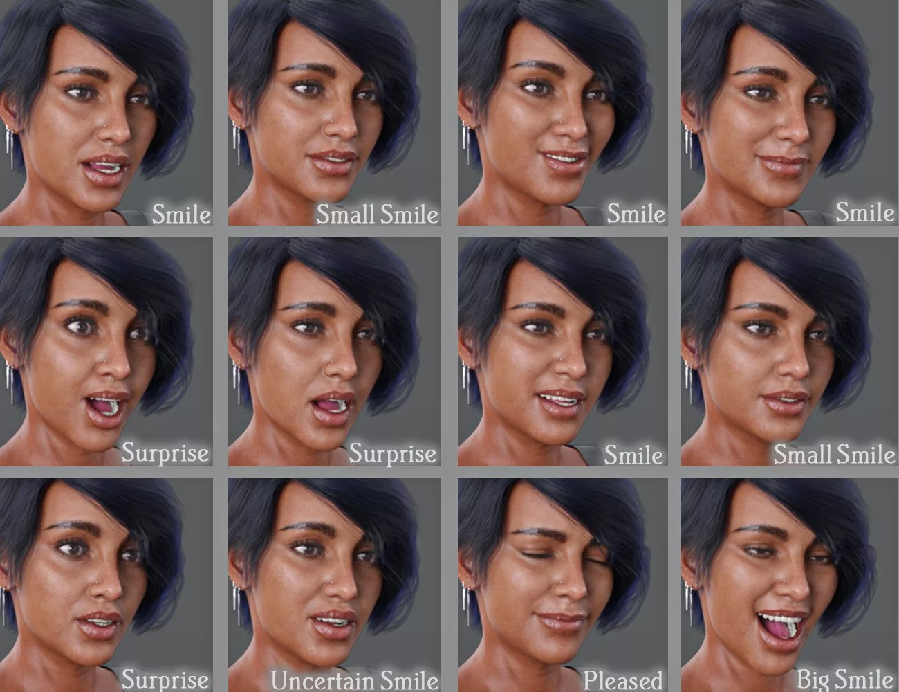 SBibb Tender Affection Poses and Expressions for Genesis 8 and 8.1