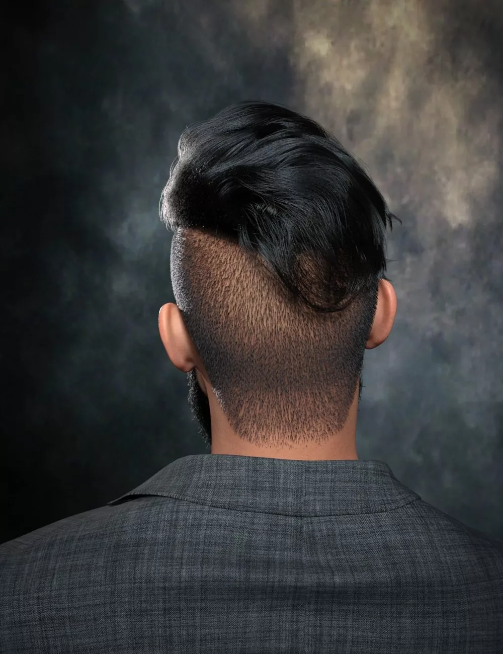 Shivan Hair and beard for Genesis 9 and 8 Male