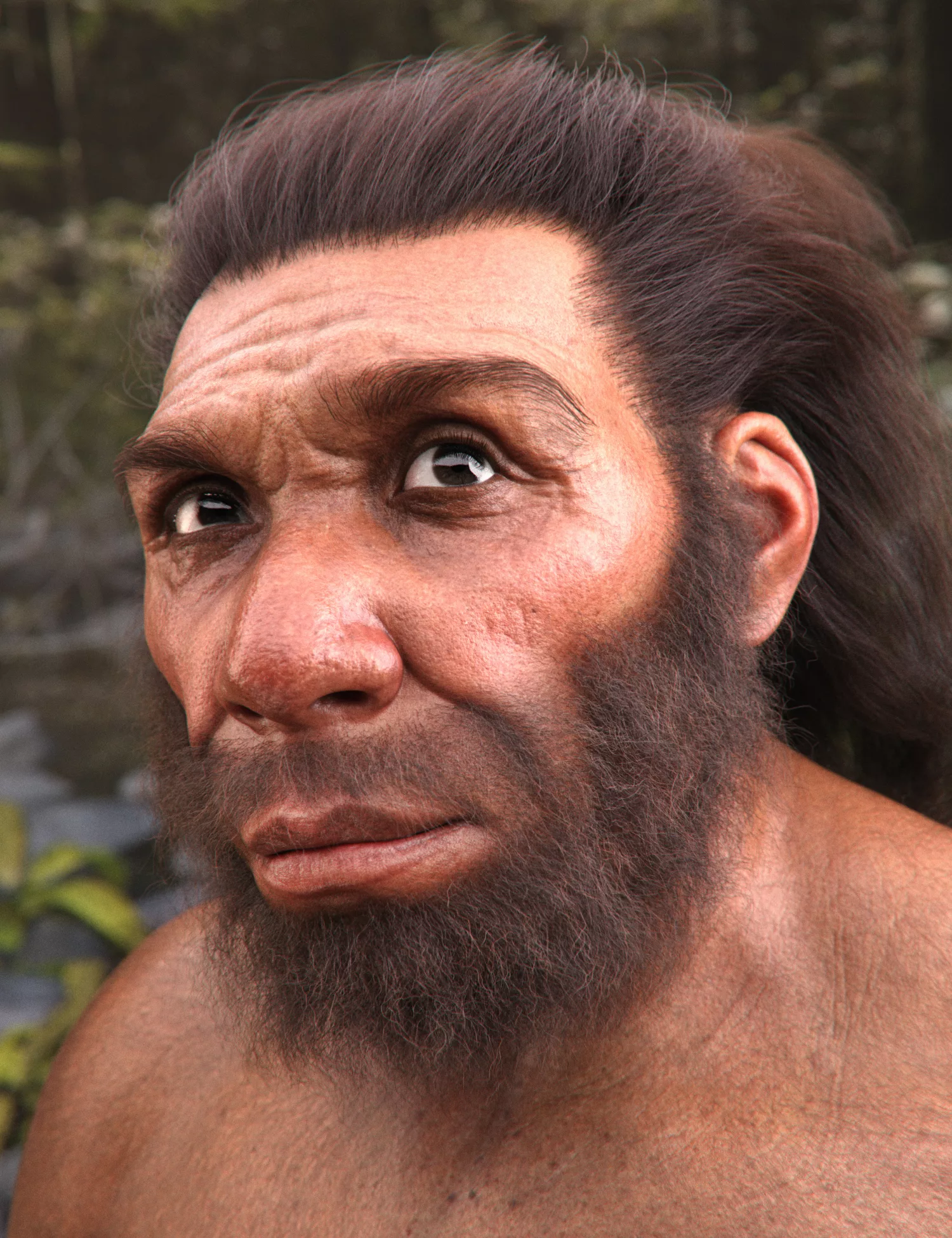 Stone Age Strands - Hair and Beard for Genesis 9