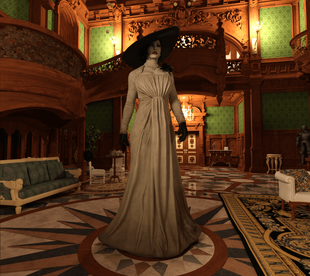 Dimitrescu Castle Hall ⋆ Freebies Daz 3D