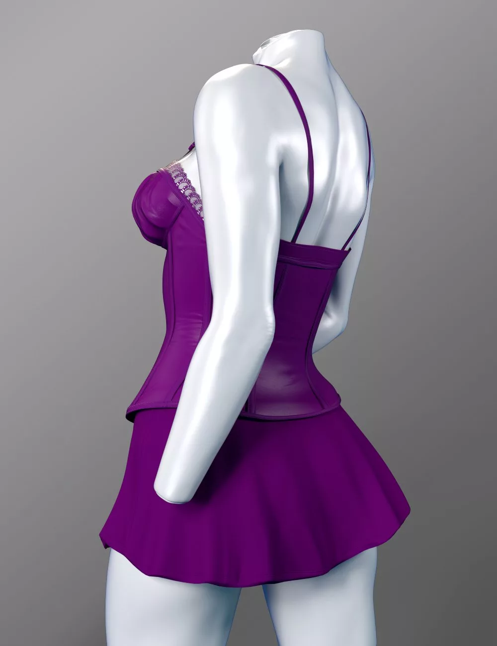 dForce X-Fashion Flirty Corset for Genesis 9