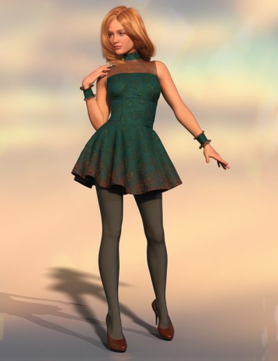 zkdforcelinaflareddressoutfitforgenesis900maindaz3d1