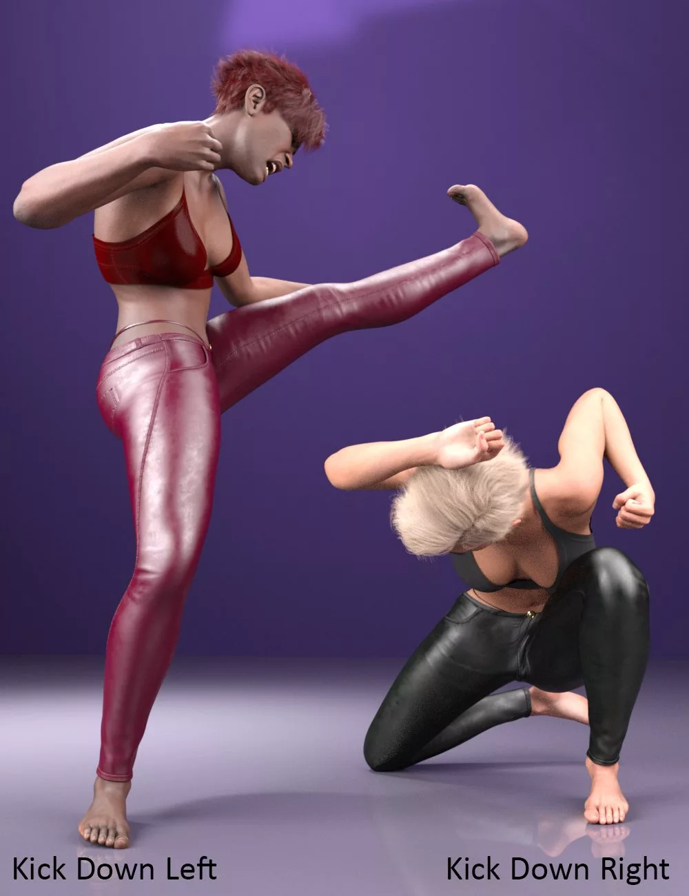 Asian Martial Arts Poses for Genesis 9