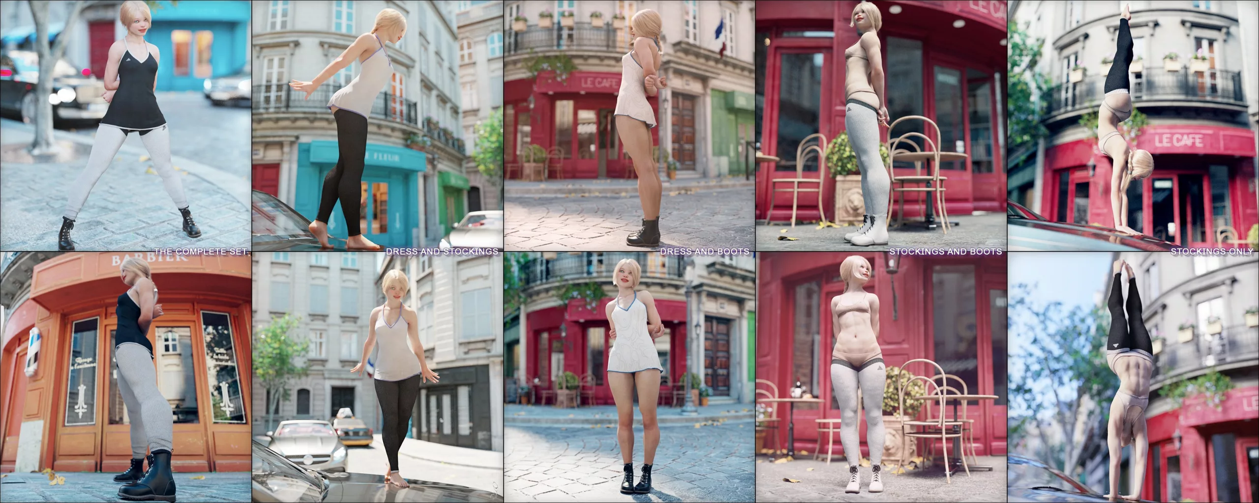 City Vibes Outfit for Genesis 9, 8, and 8.1