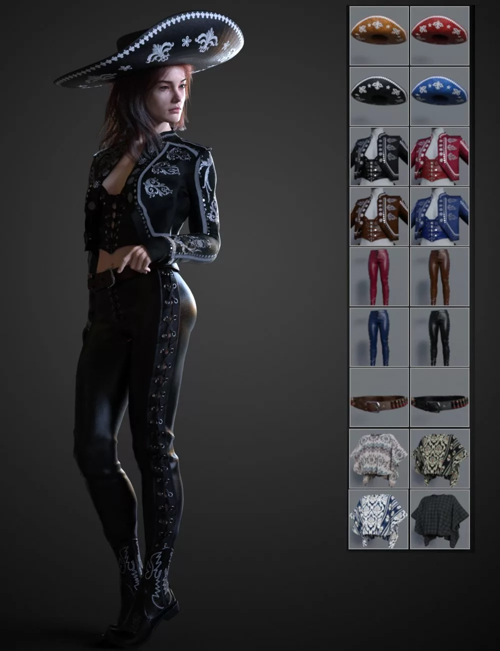 dForce KuJ Deadly Shooter Outfit for Genesis 9