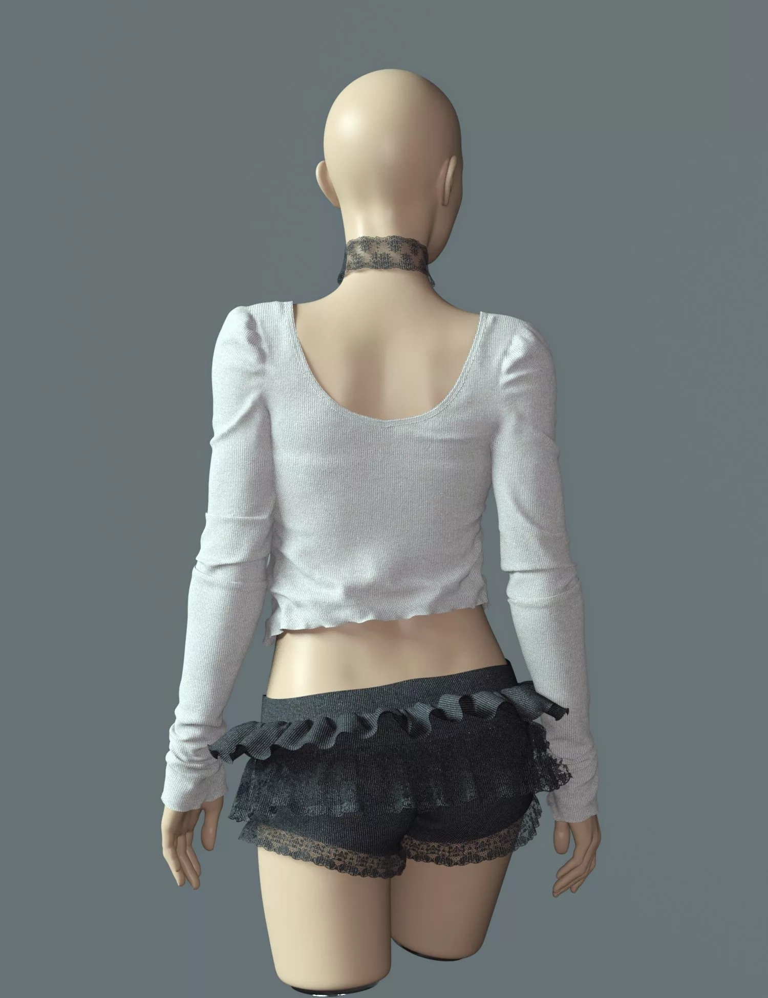 dForce Summer Knitwear Suit for Genesis 9