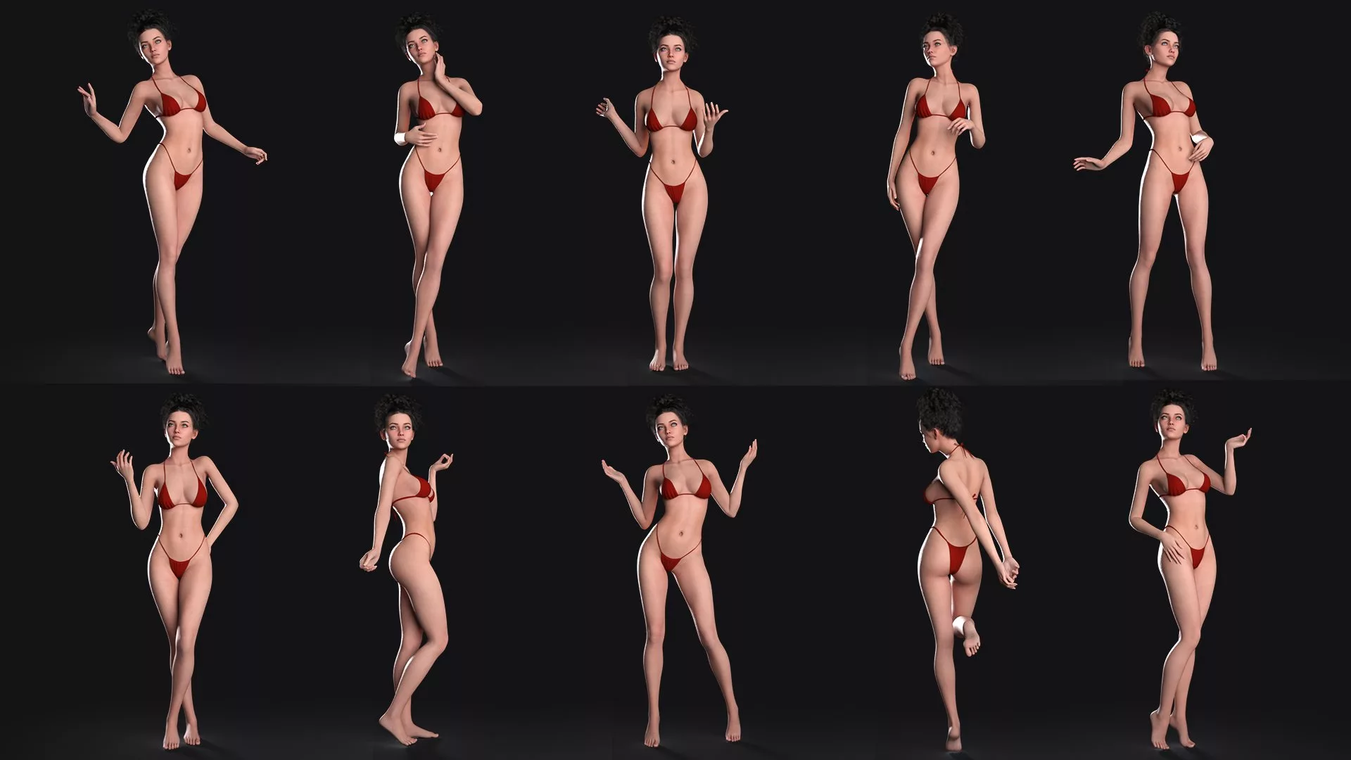 E3D Ellie Poses for Genesis 9 and 8 Females