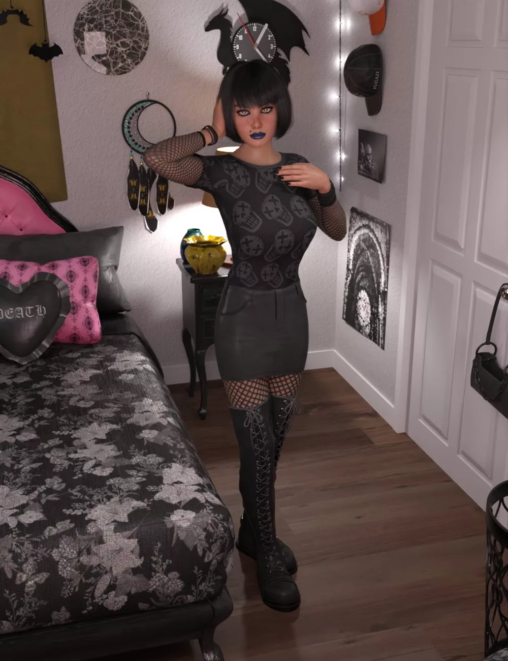 FG Modern Gothic Poses for Genesis 8 Female