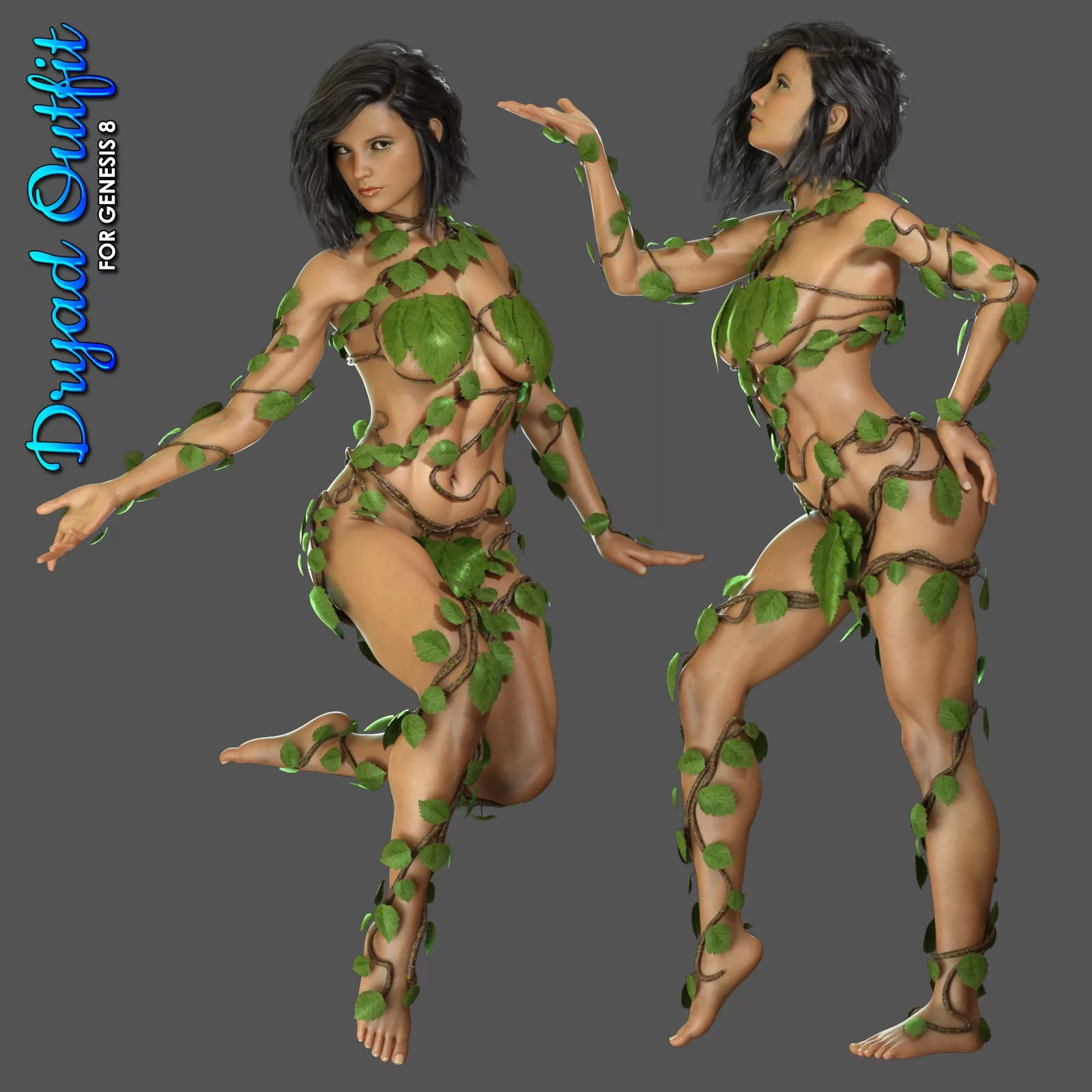 Exnem Dryad Outfit for Genesis 8 Female