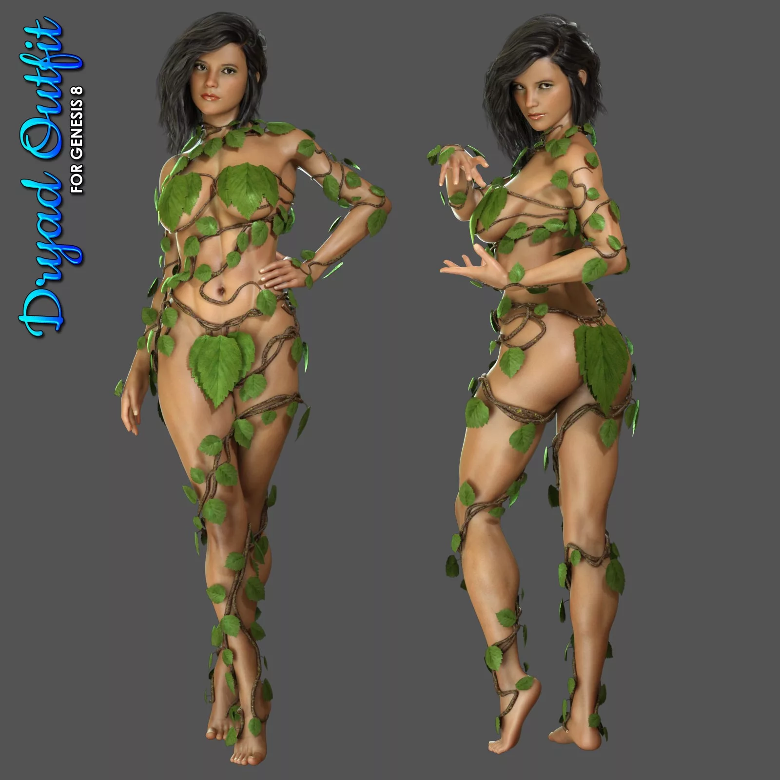 Exnem Dryad Outfit for Genesis 8 Female