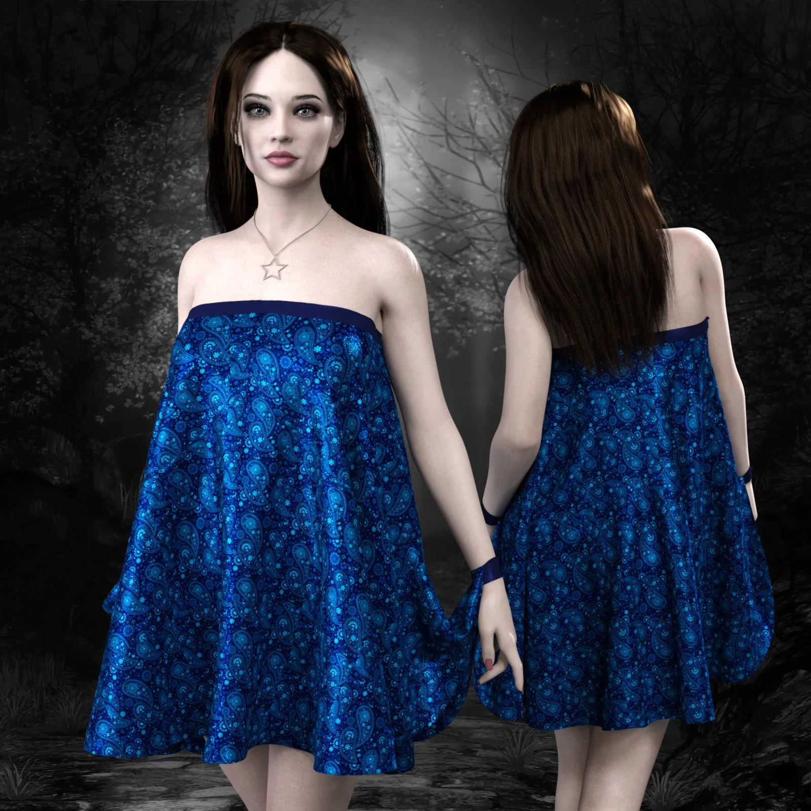 Musings for dForce - Petal Dress for G8Fs