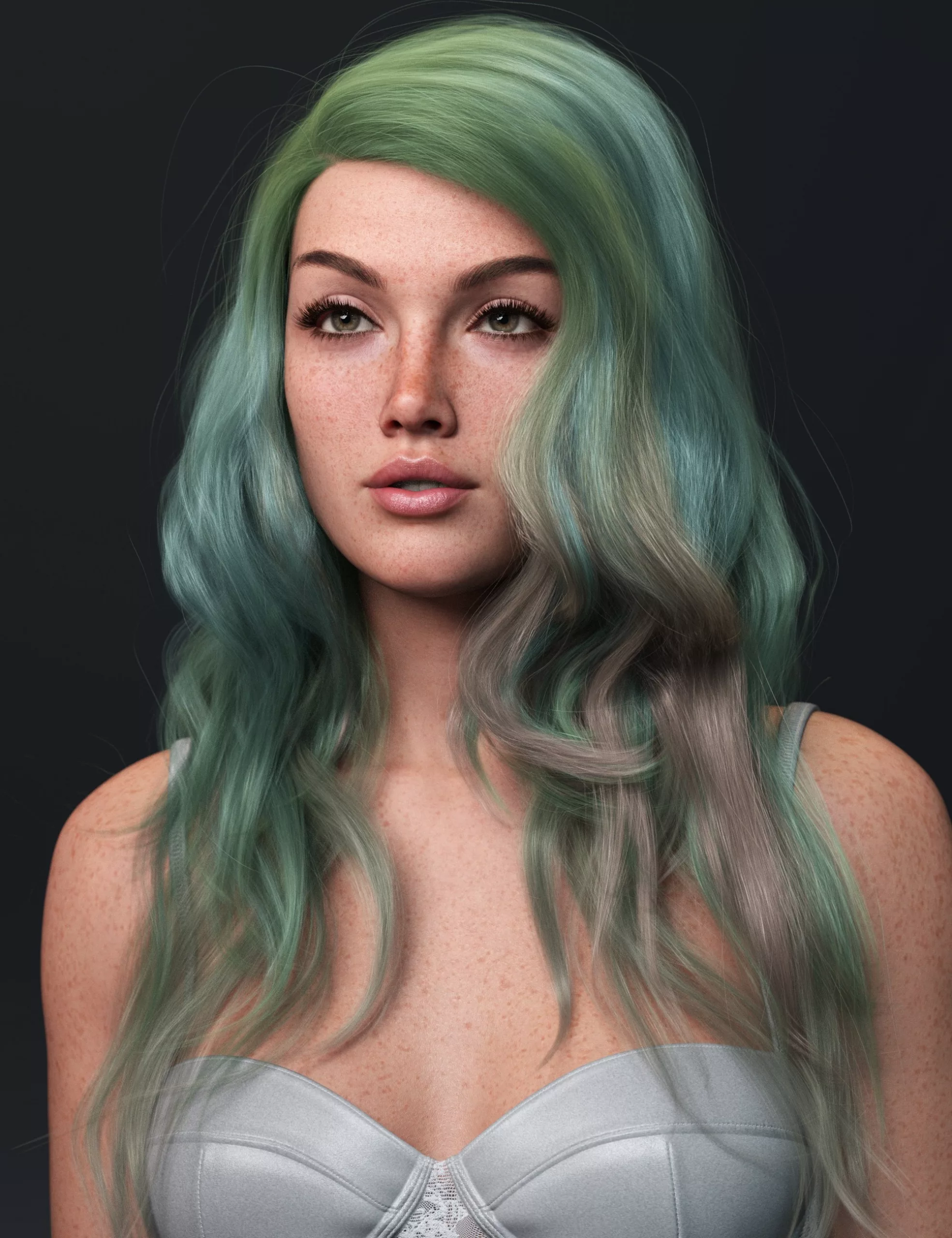 Messy Glamorous Style Hair Color Expansion