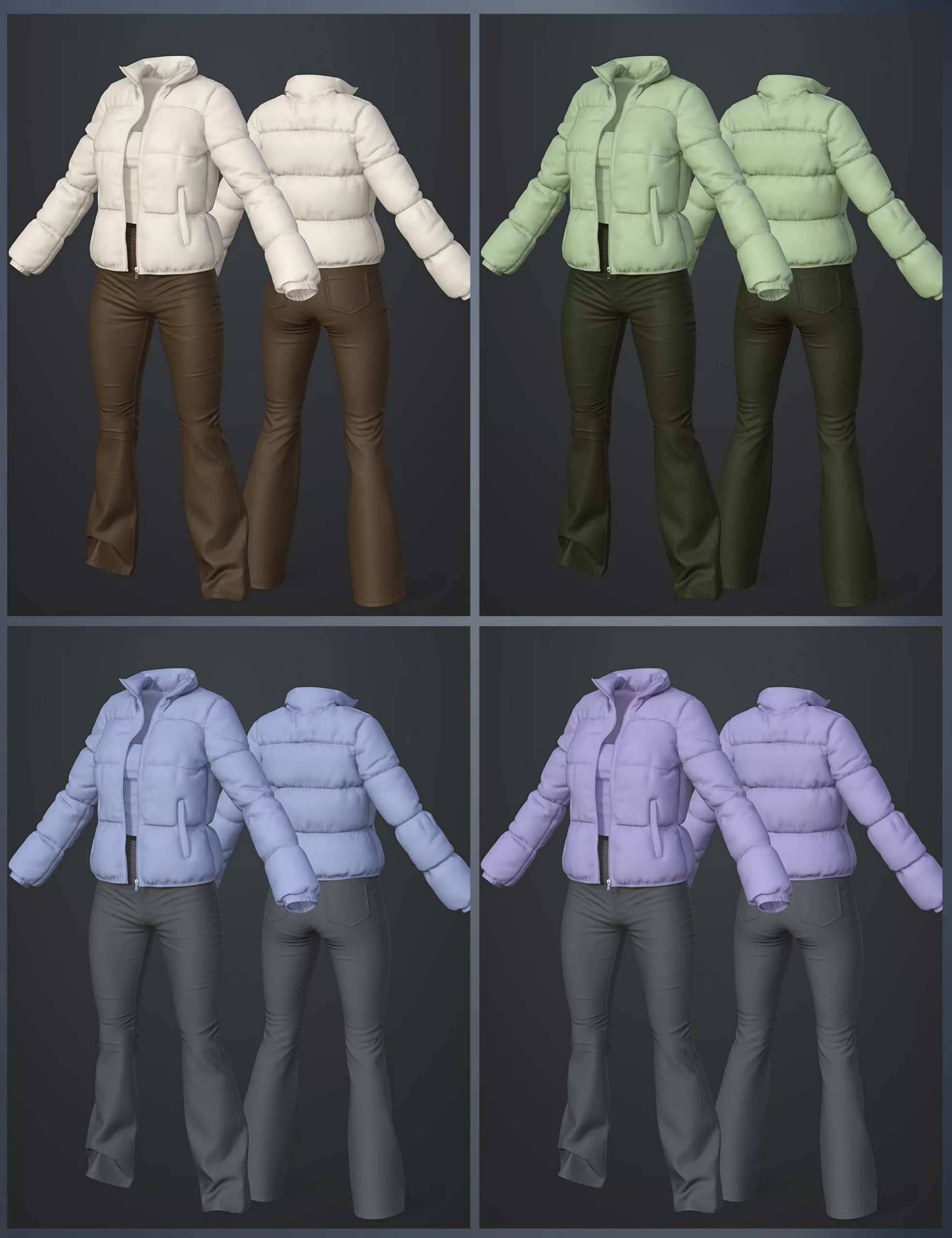 SU Winter Outfit for Genesis 9, 8.1, and 8 Female