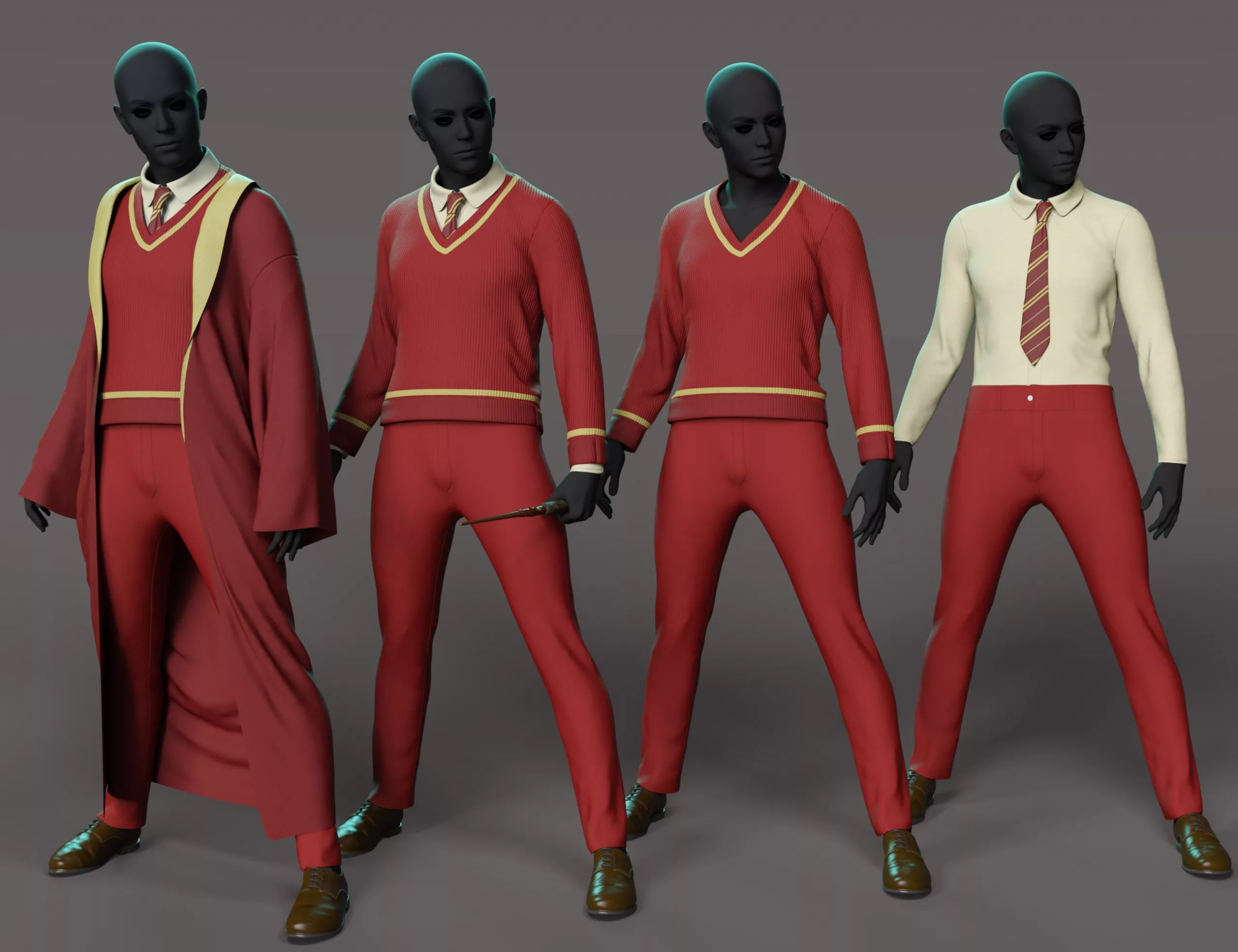 AH dForce Magical Wizard Outfit For Genesis 9