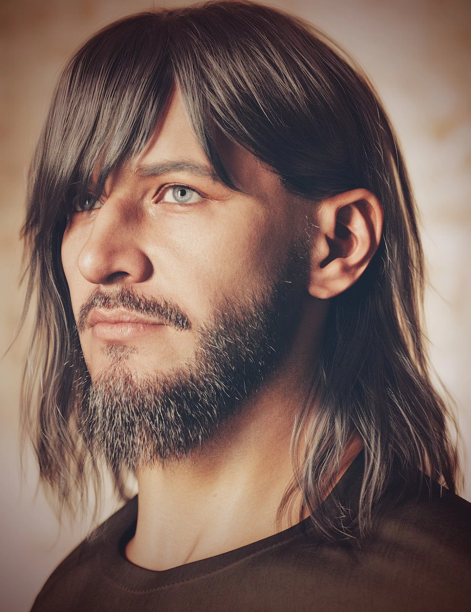 dForce Classic Messy Bob Hair for Genesis 9, 8, and 8.1 Female