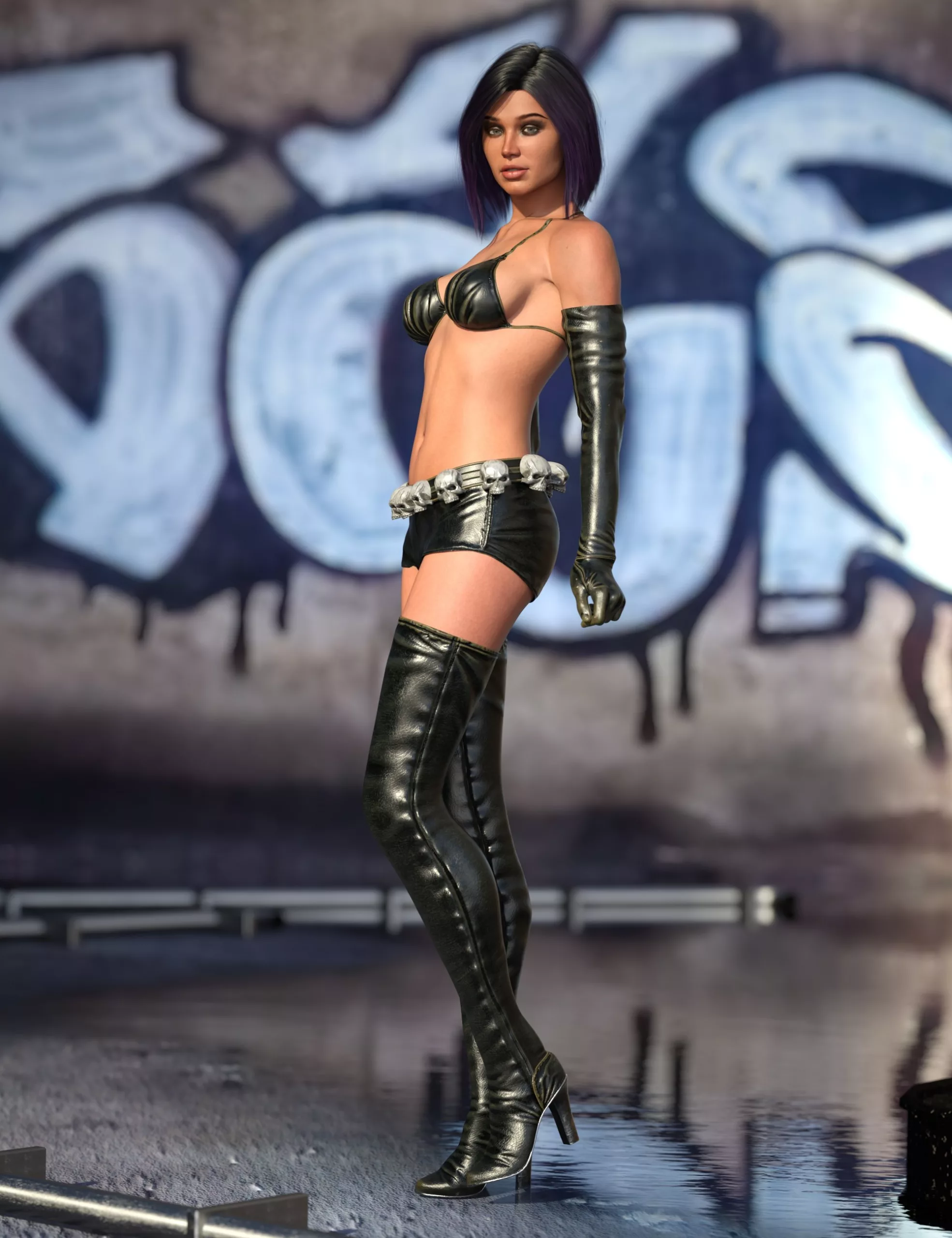 dForce Femme Fatale Outfit for Genesis 9