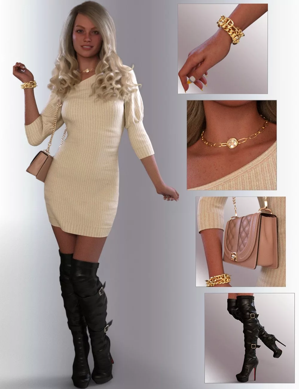 dForce Lyndara Outfit for Genesis 9