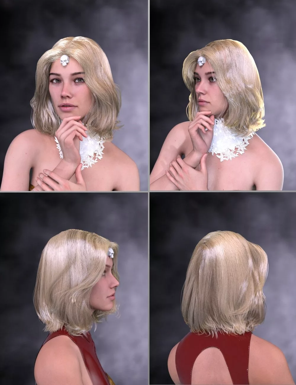 dForce Skulyanna Hair Set for Genesis 9