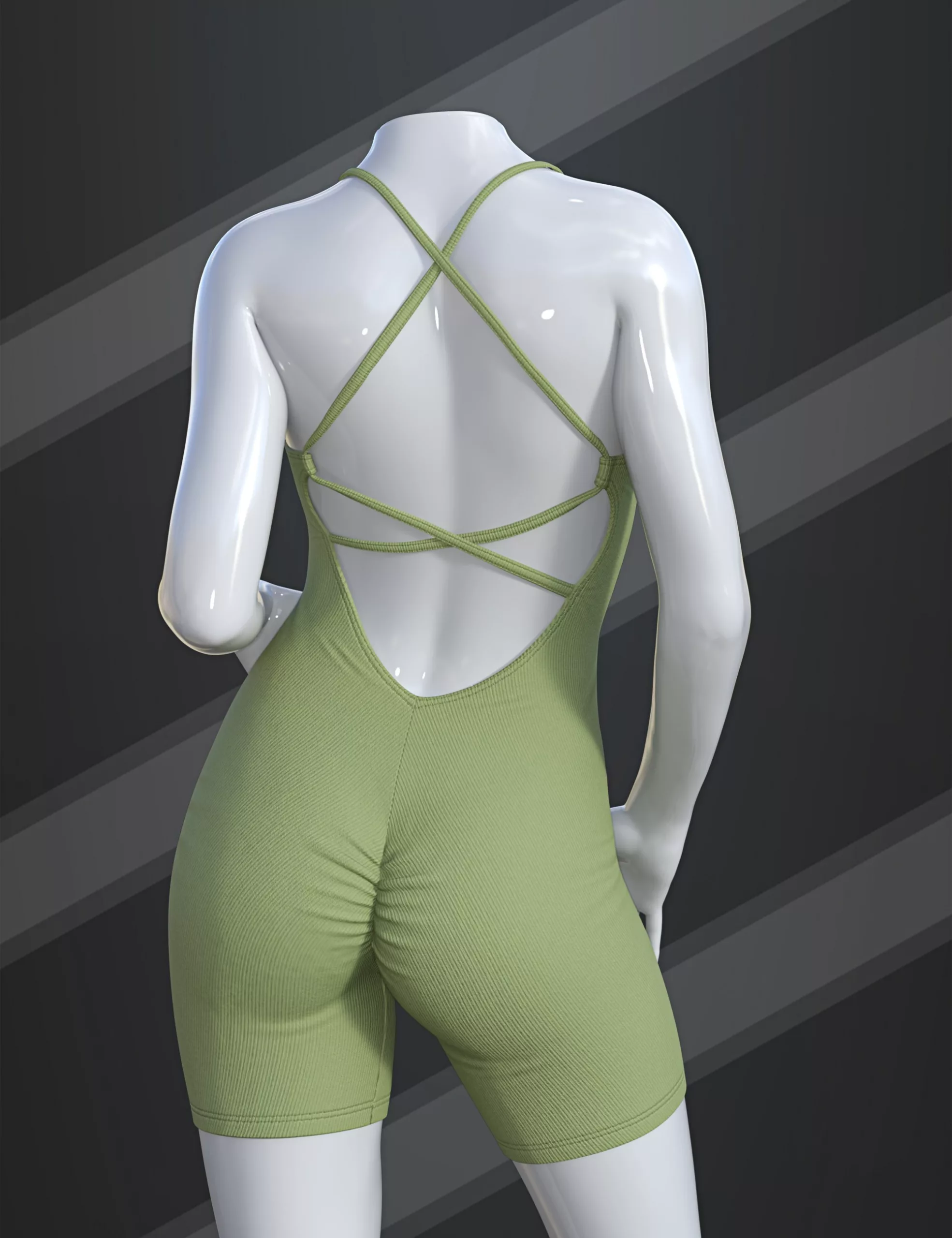 dForce SU Fitness Suit for Genesis 9, 8.1, and 8 Female