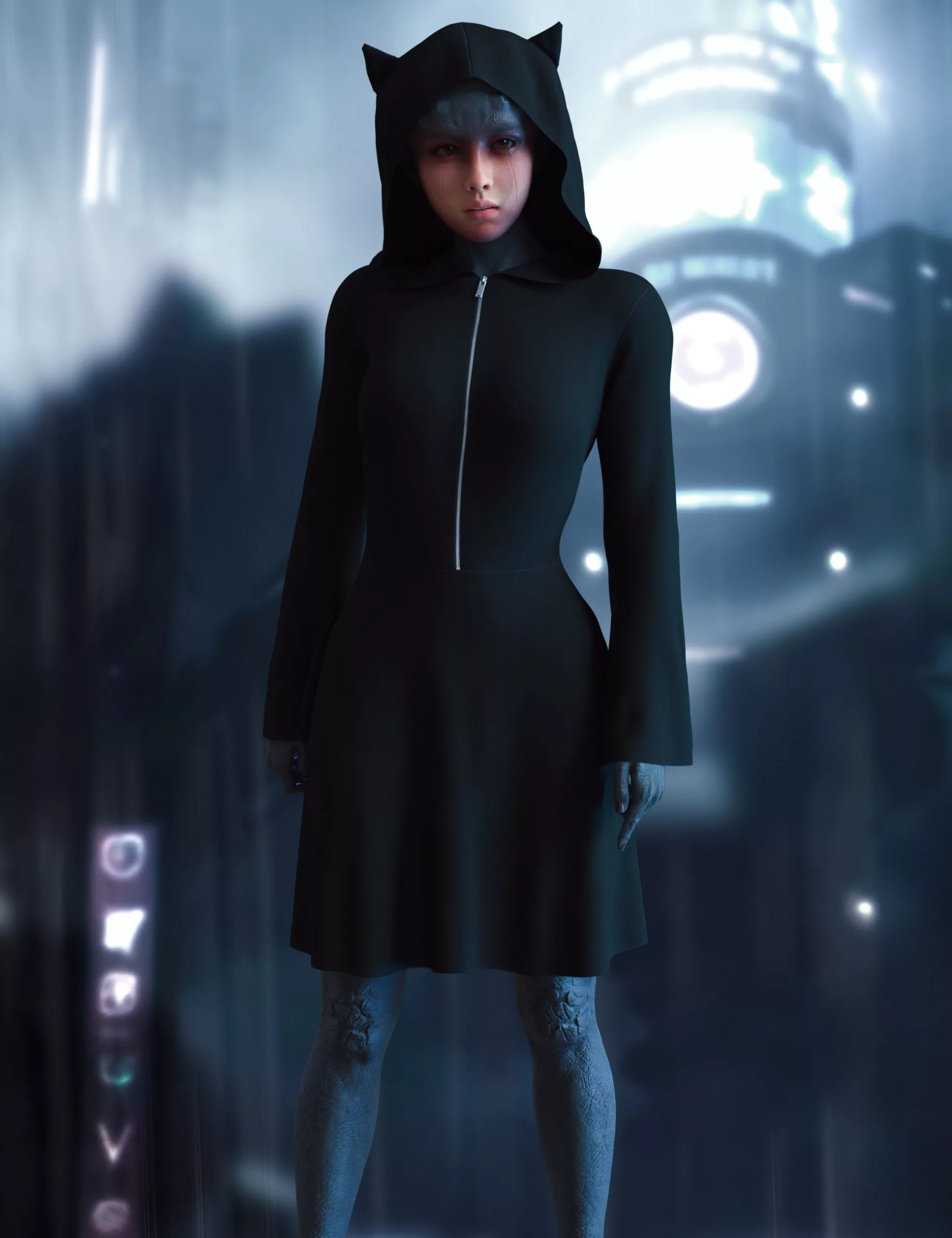 dForce Vo Nanaya Clothes for Genesis 9