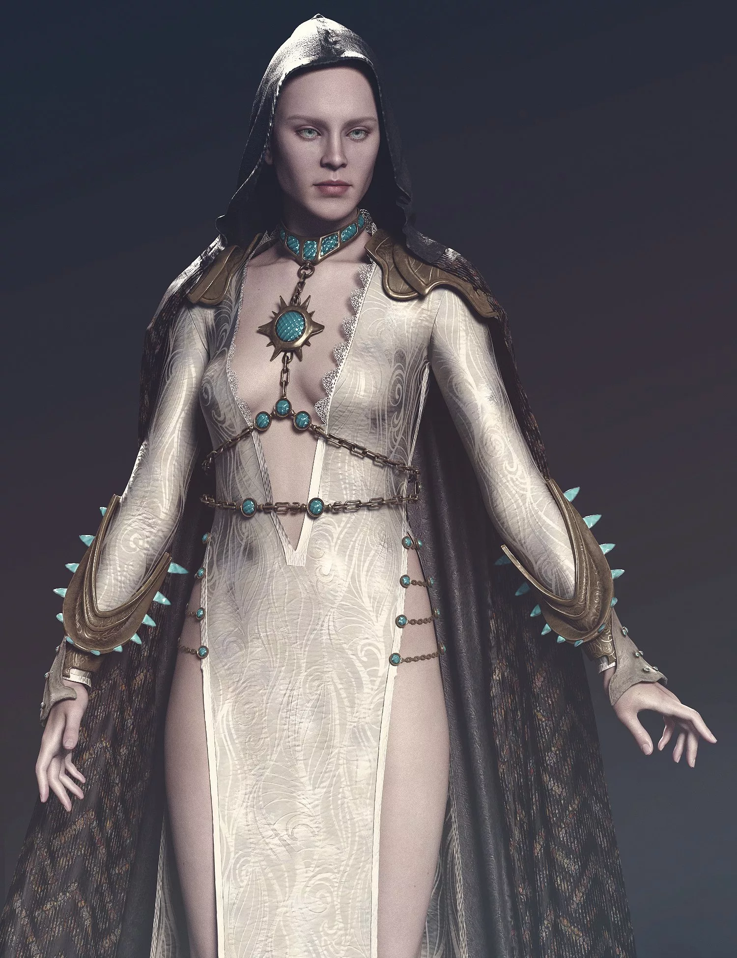 dForce Royal Mage Outfit for Genesis 9