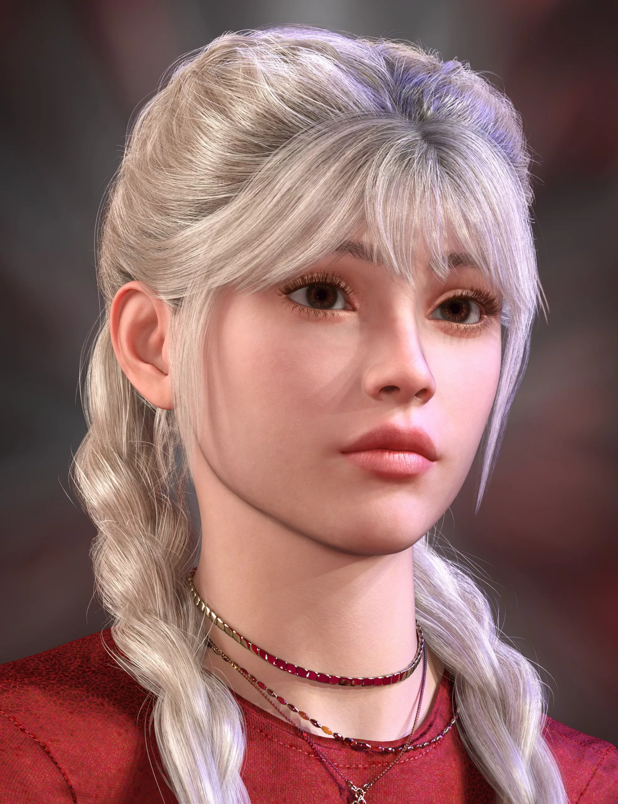 ALO Eurybia Hair for Genesis 9, 8 and 8.1 Female