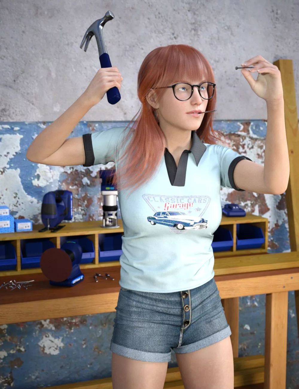 ARTY-FFicial's April's Tools and Poses for Genesis 9, 8, and 8.1