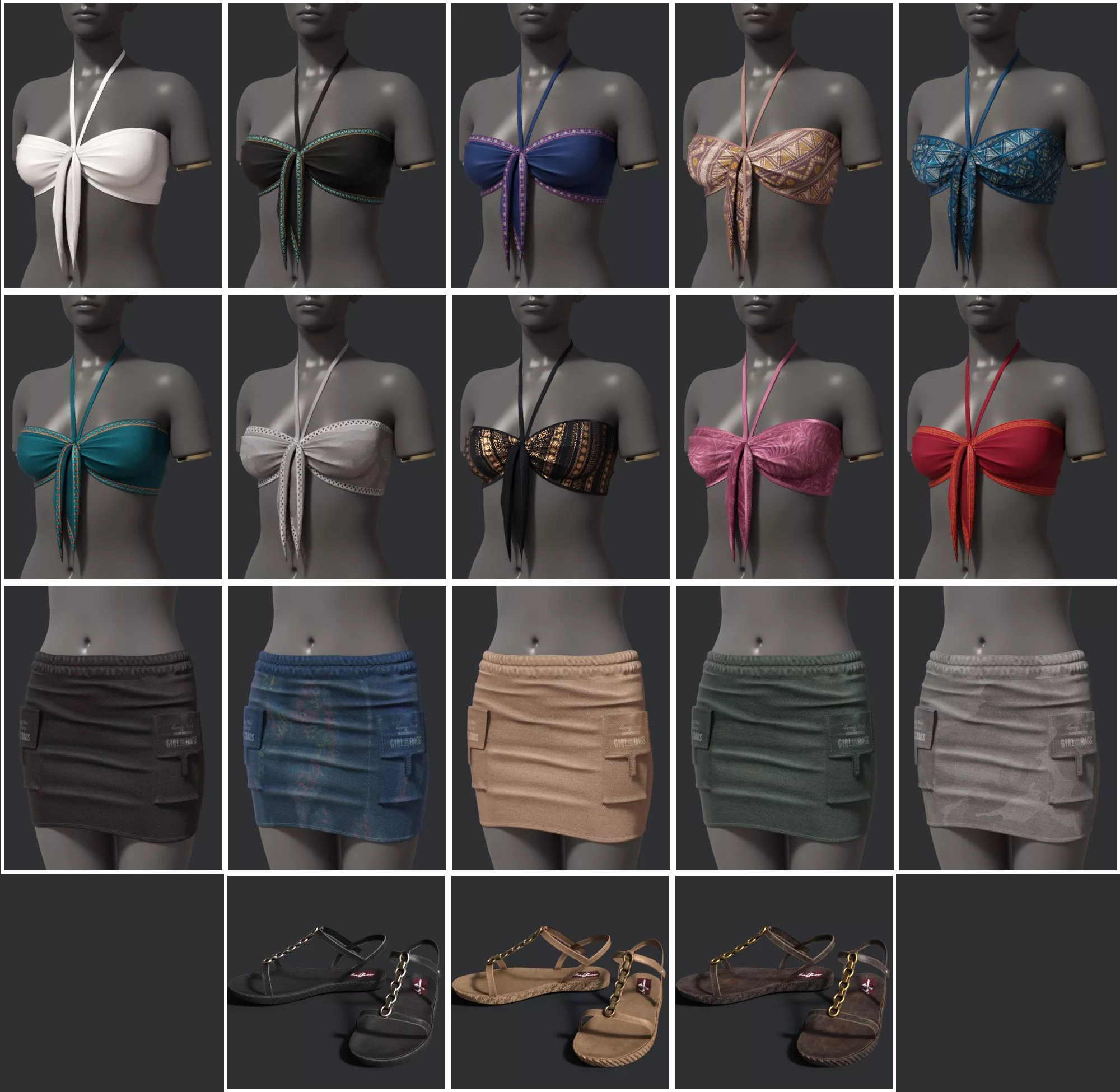 dForce Mid Date Outfit for Genesis 9