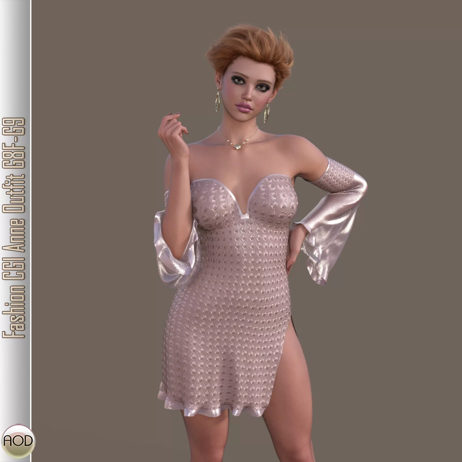 Fashion CGI Anne Outfit G8F-G9