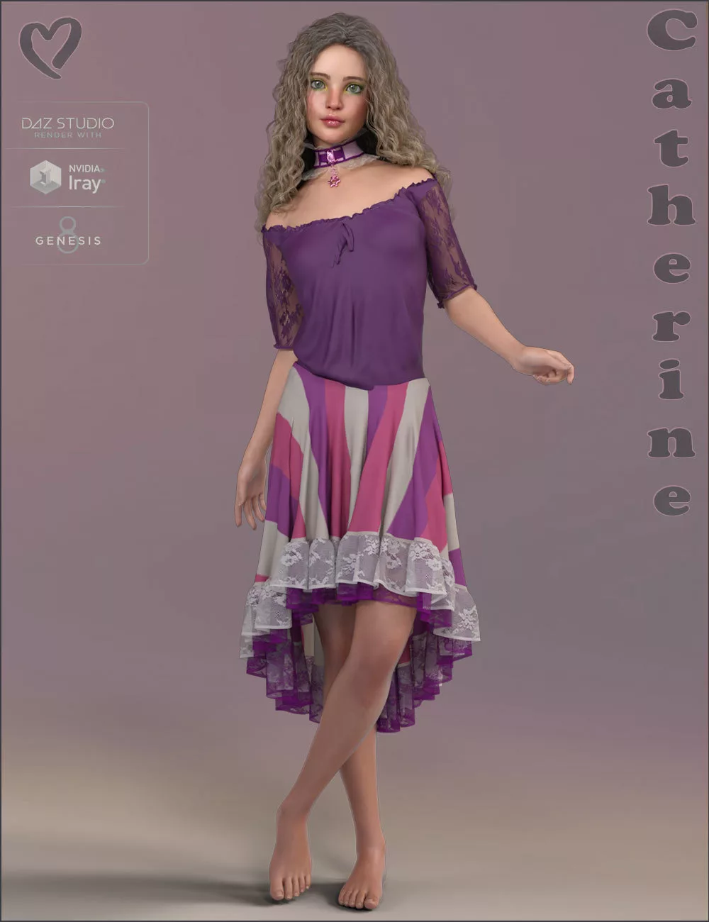 TDT-Catherine for Genesis 8 Female