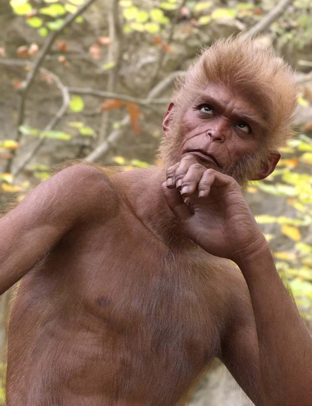 Monkey King Hair Collection for Genesis 9