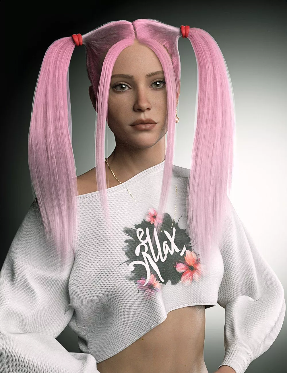 PS Tsuki Hair for Genesis 9