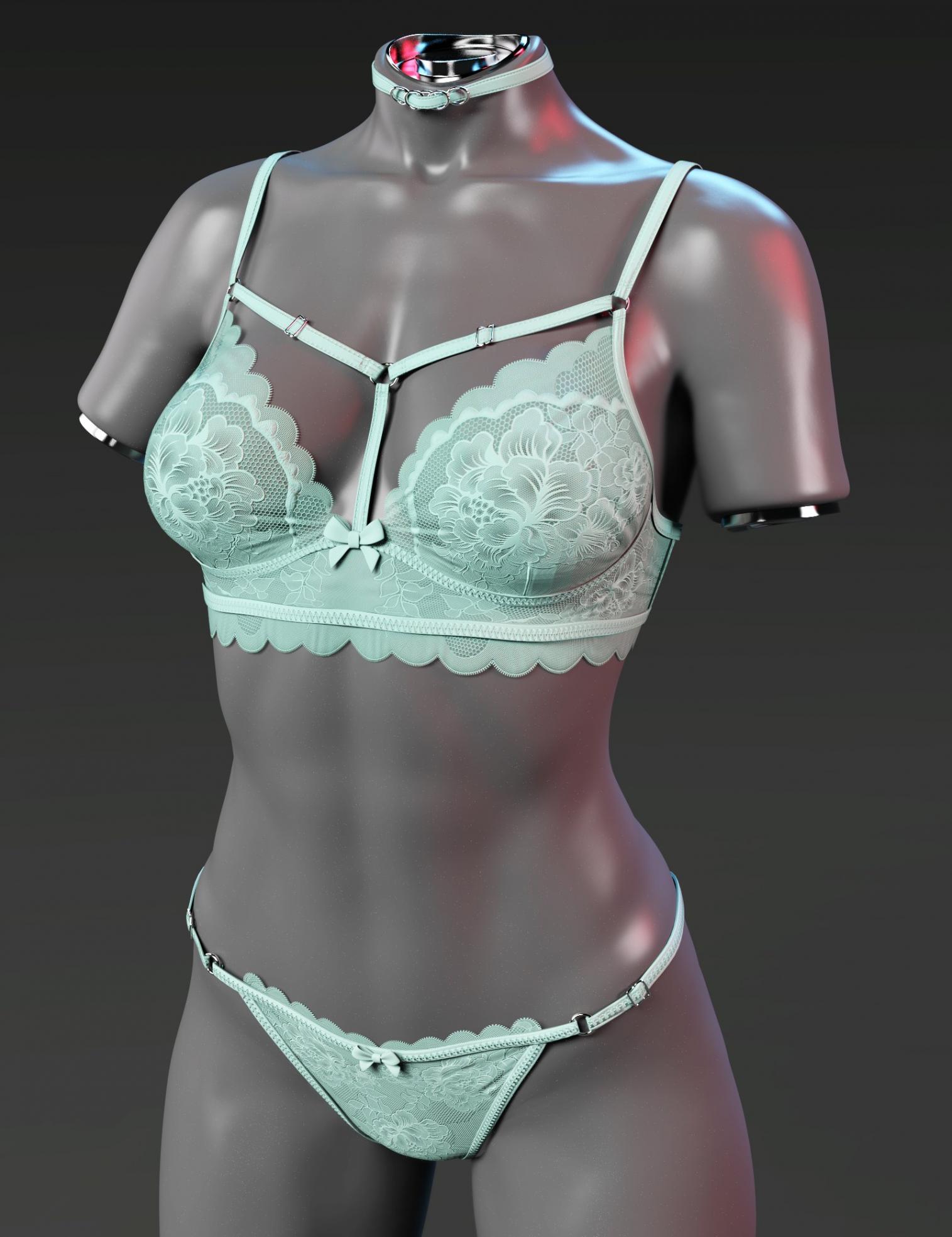 X-Fashion Nanier Lingerie for Genesis 9