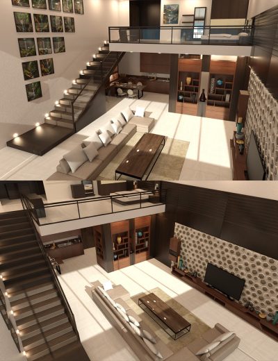 contemporaryloftretreat00maindaz3d