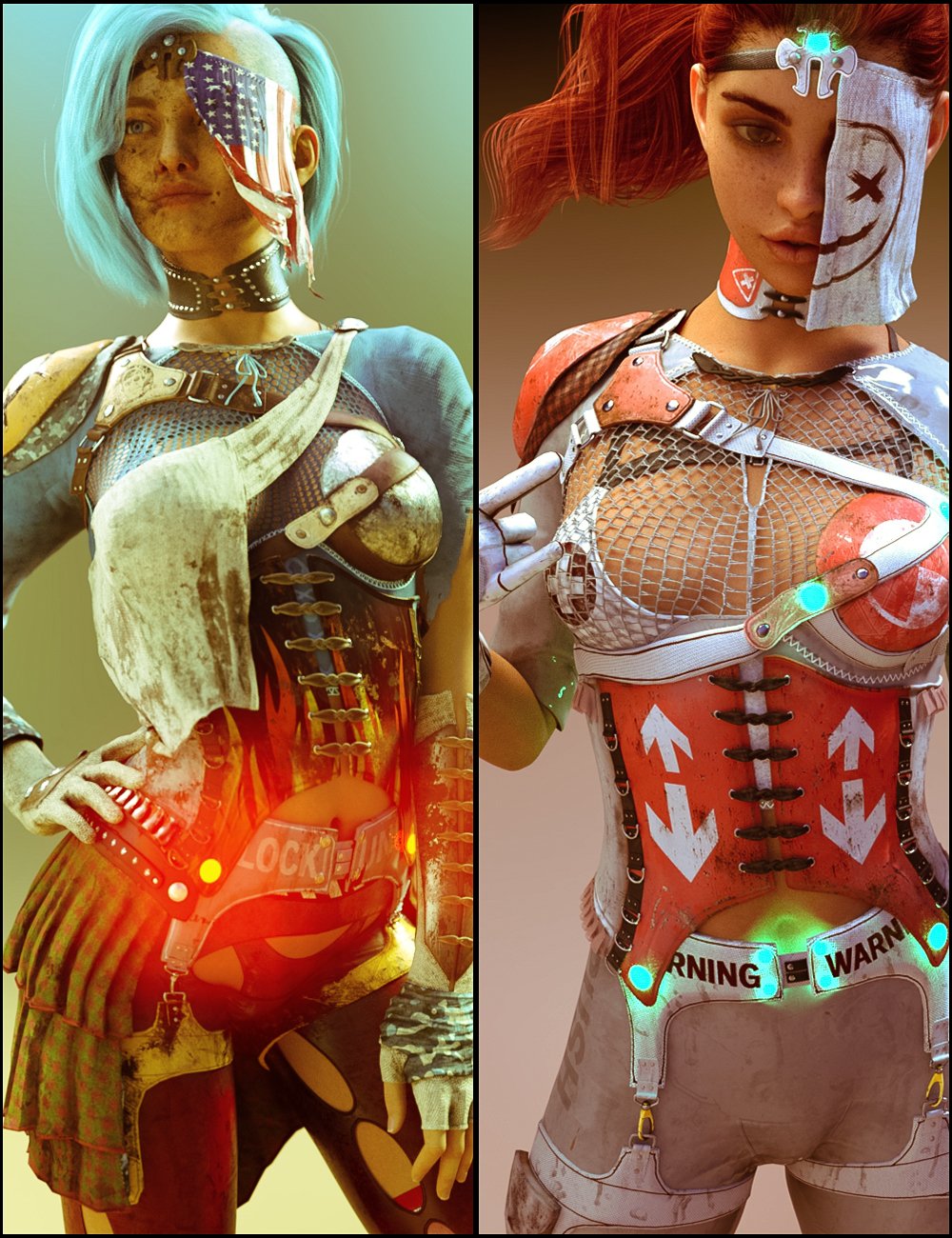 dForce Merauder Outfit Texture Add-On 02 dForce Merauder Outfit Texture Add-On 02