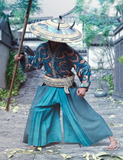 dforceoutfitroninsamuraiforgenesis9textureaddon00maindaz3d