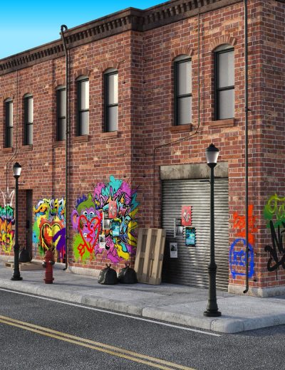graffitistreetscene00maindaz3d