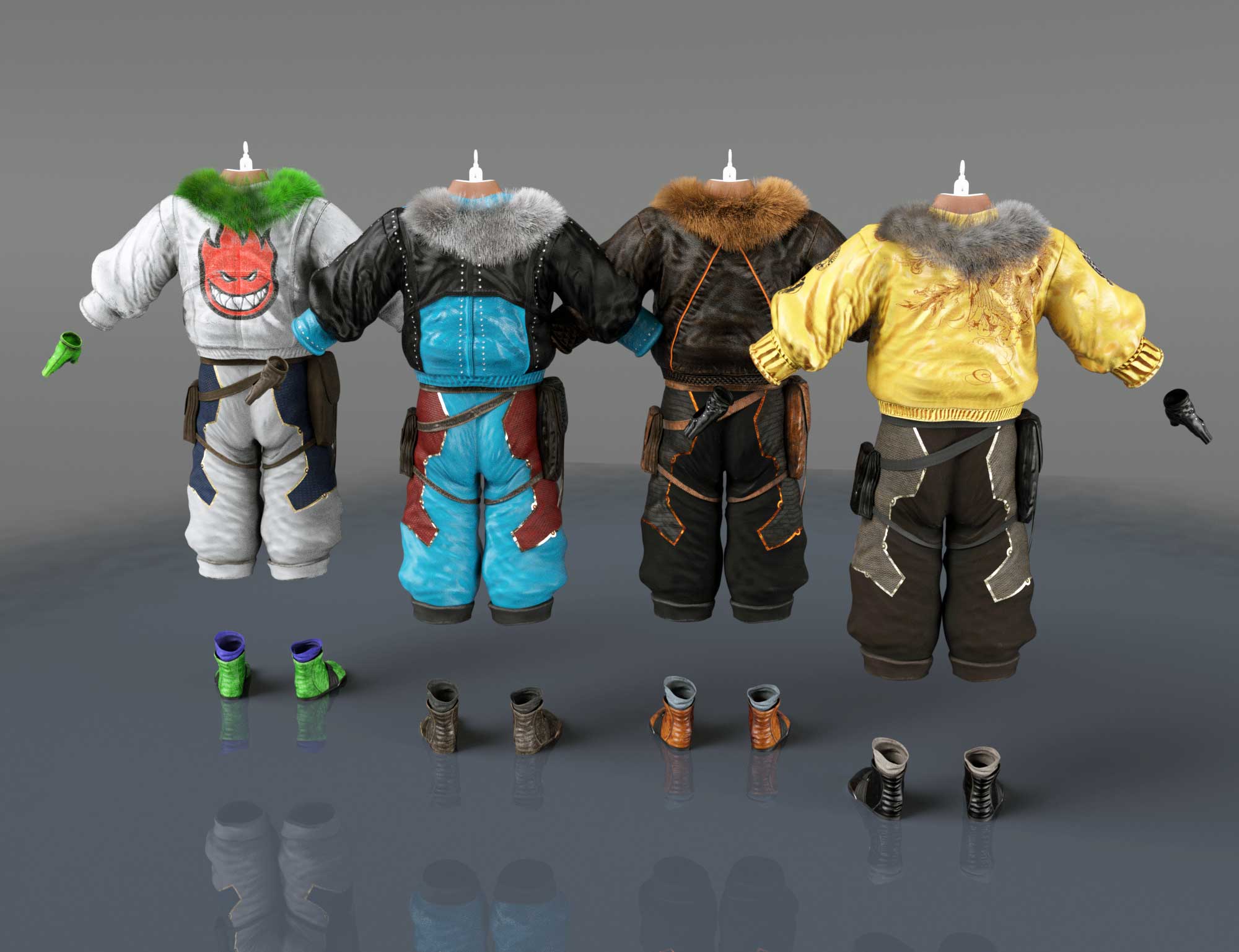 Macania Outfit Texture Add-On