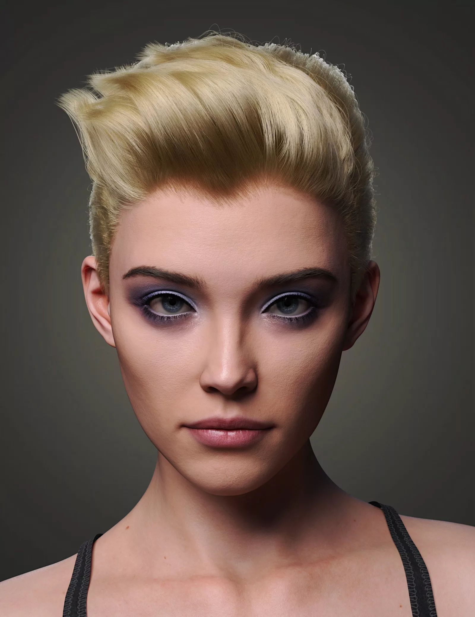 Pompadour Hair for Genesis 9