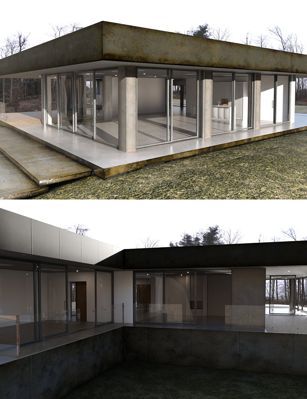 Residential House Builder Abandoned