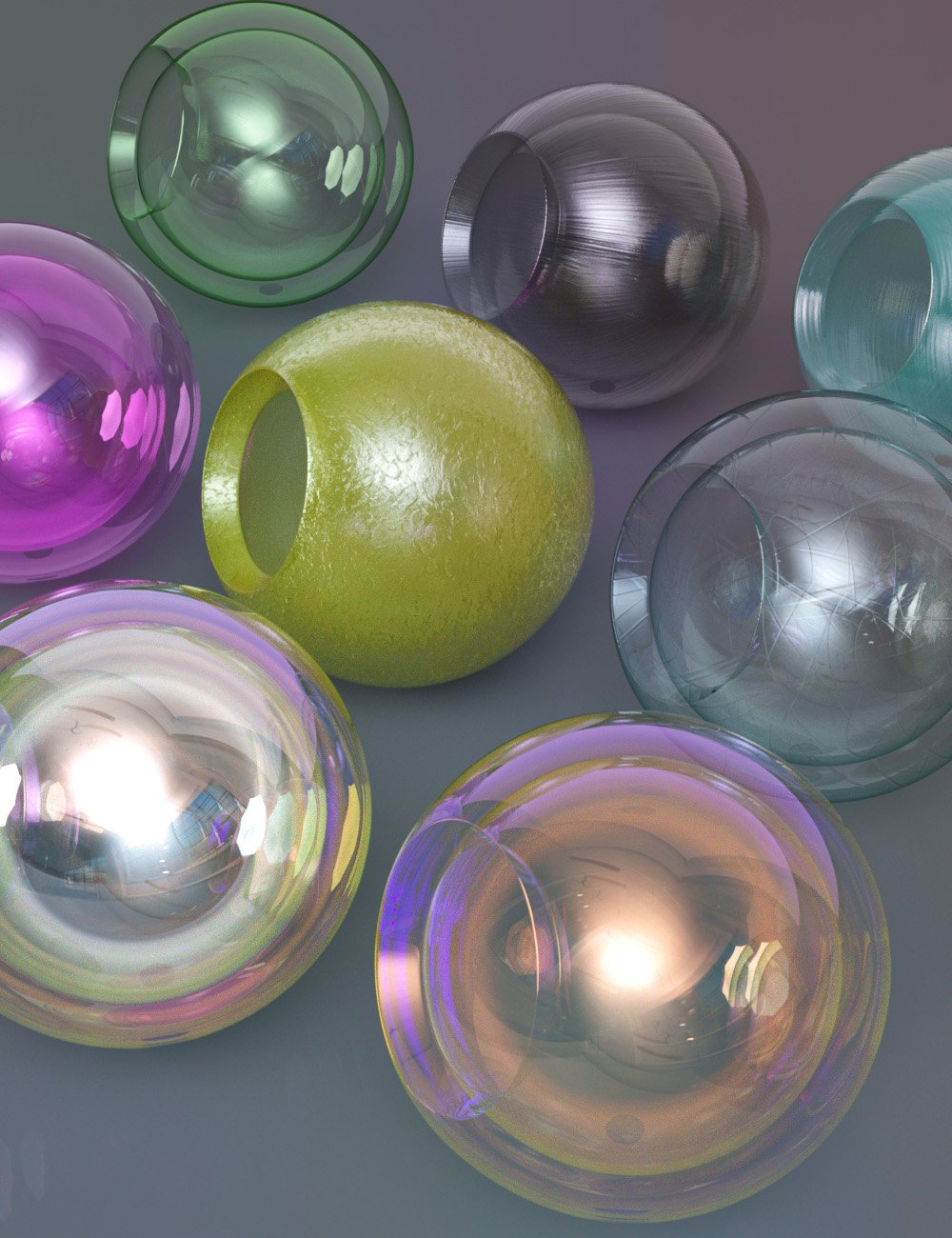 SFD PBR Iray Glass Shader Presets