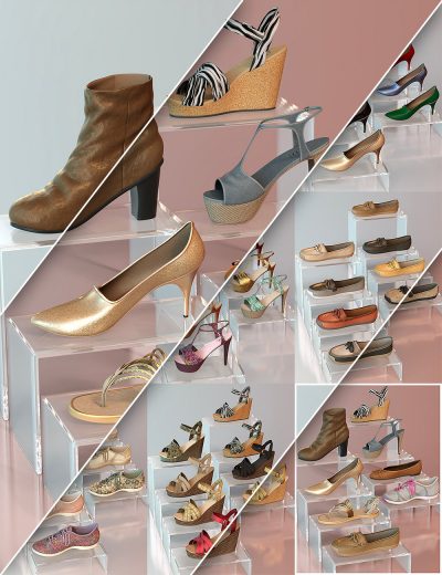 shoecloset01bundleforgenesis8femalesandgenesis900maindaz3d