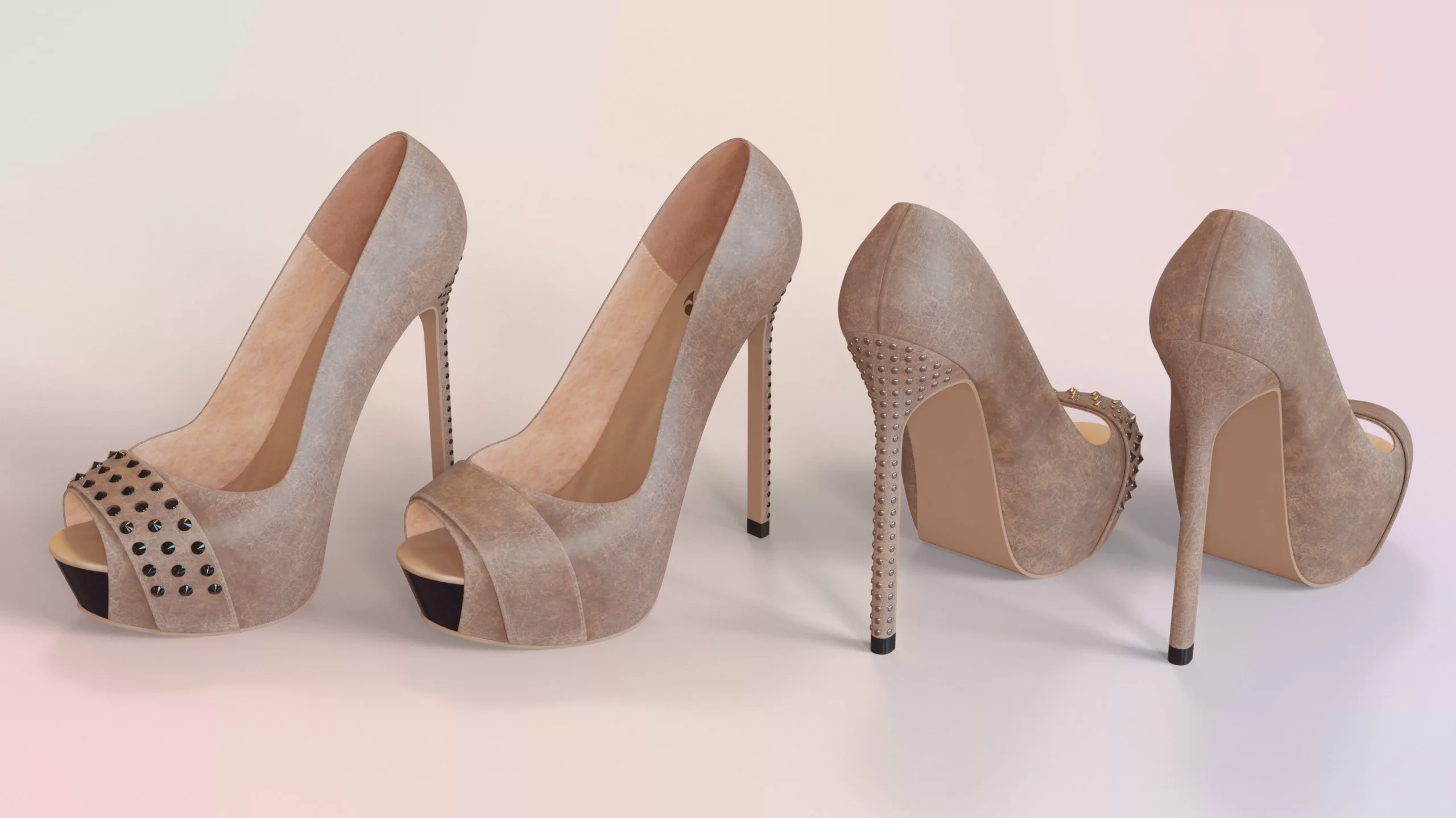Tifa Peeptoe Pumps for Genesis 9 and 8 Female