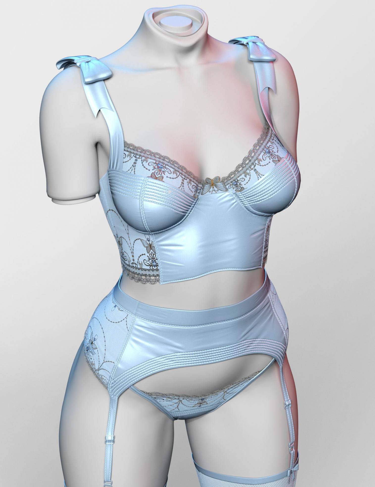 X-Fashion Vintage Lingerie for Genesis 9