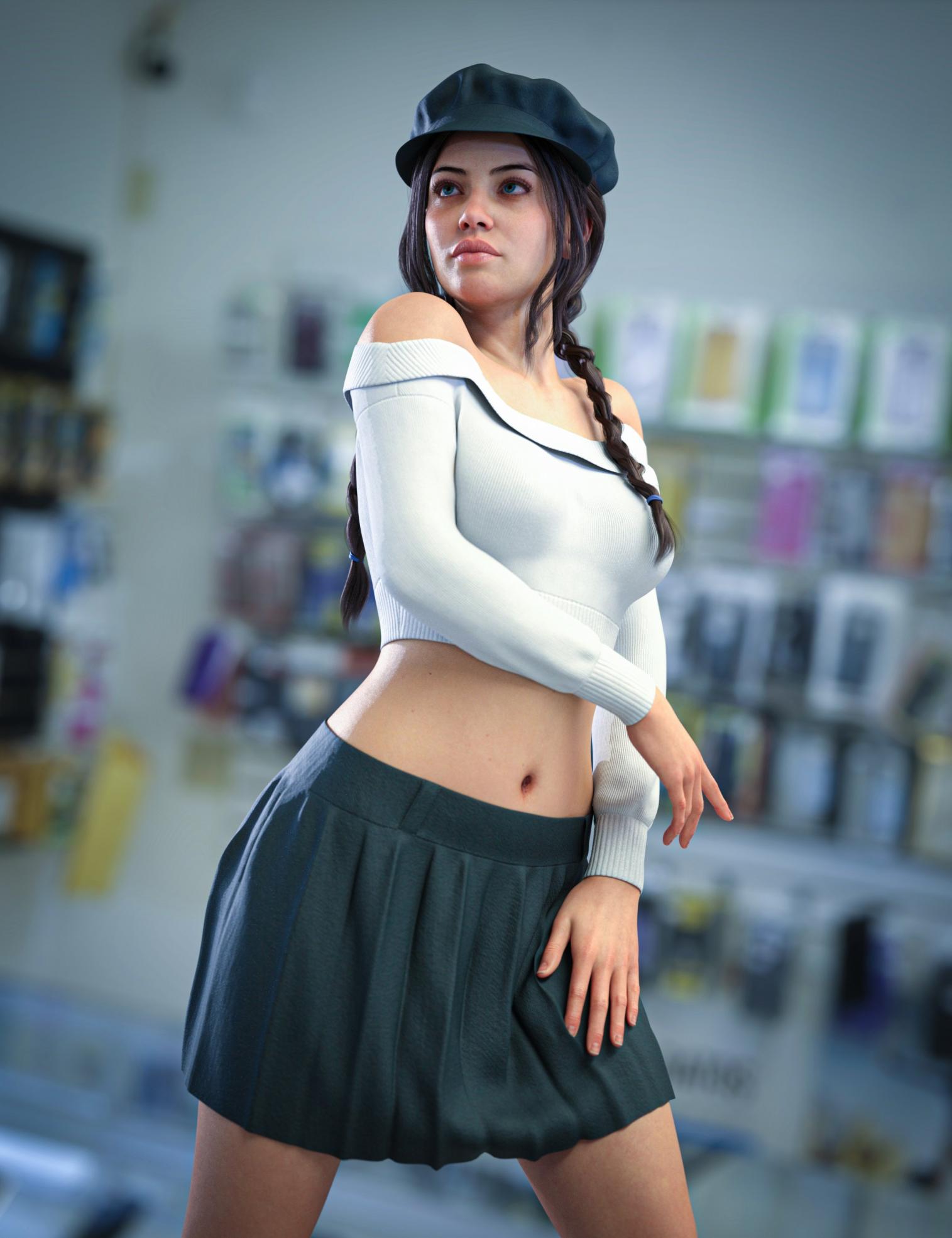 AH dForce Nora Casualwear Outfit For Genesis 9 AH dForce Nora Casualwear Outfit For Genesis 9