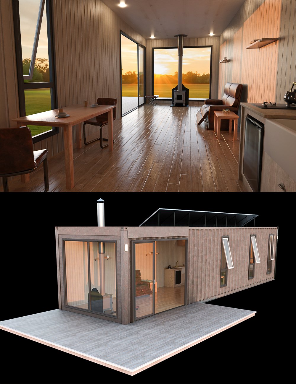 Bungalow Container House