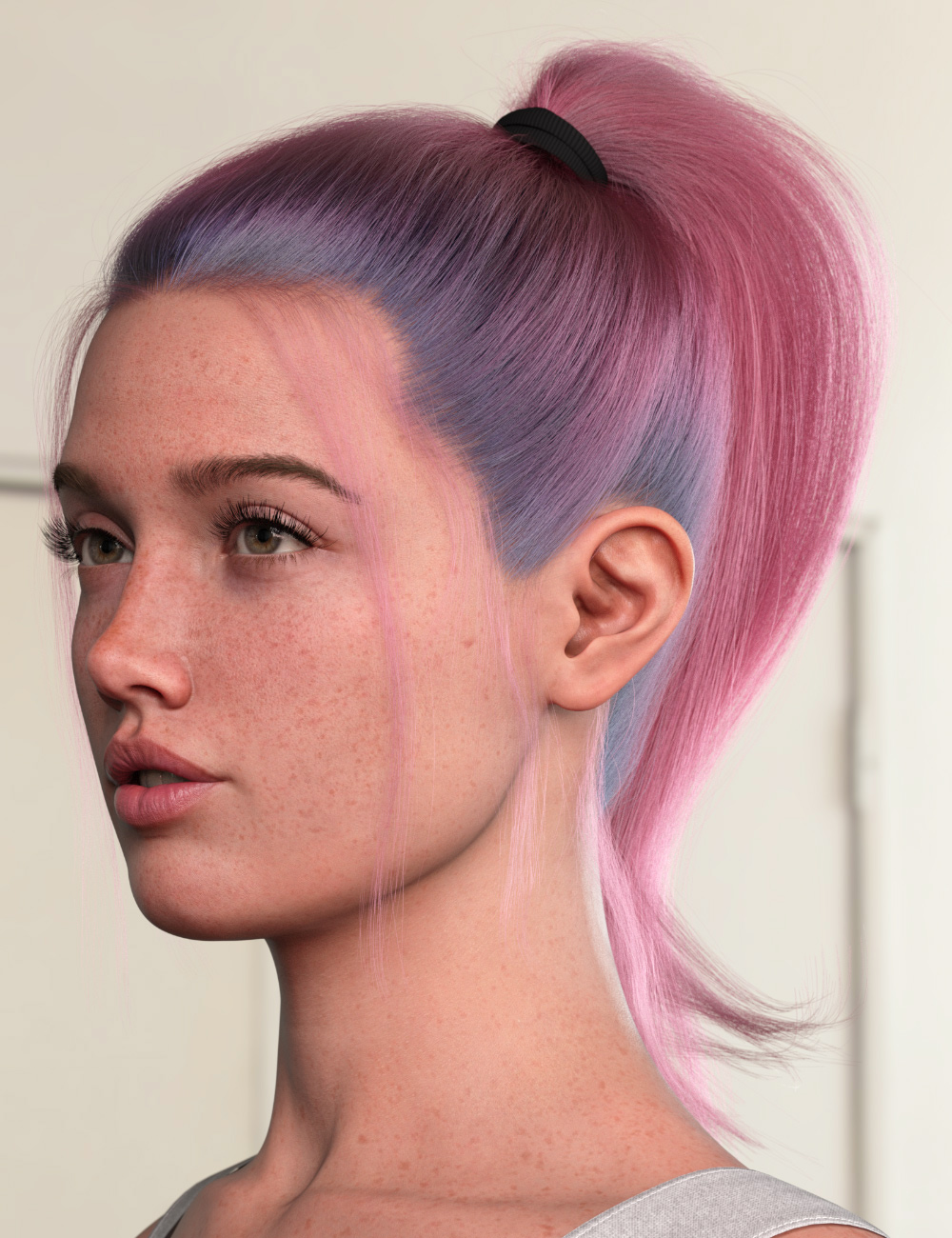 dForce Strand-Based Flirty Casual Ponytail Hair Color Expansion