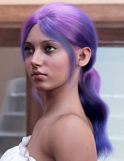 dforcestrandbasedmessylowponytailhaircolorexpansion00maindaz3d1