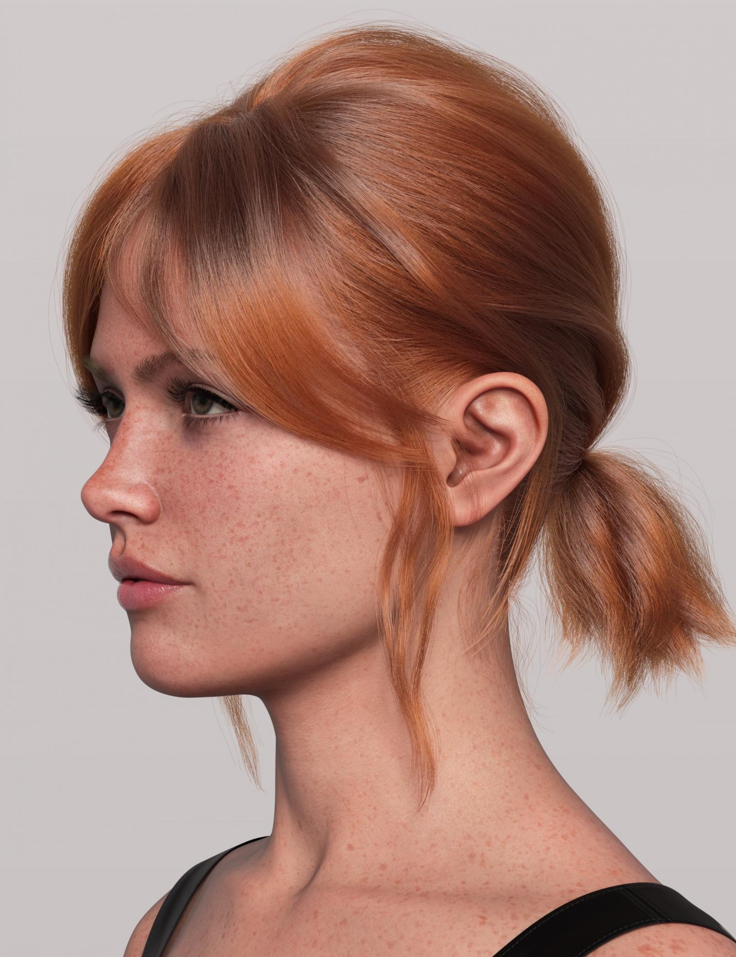 dForce Strand-Based Short Messy Ponytail Hair for Genesis 9 and 8 Female dForce Strand-Based Short Messy Ponytail Hair for Genesis 9 and 8 Female